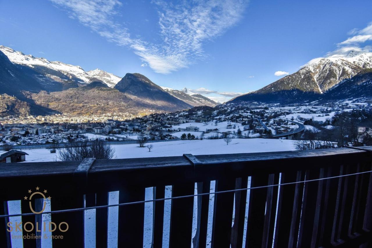Cosy Chalet In Brig-Glis Esterno foto